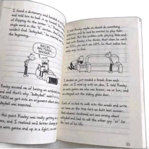Diary of a Wimpy Kid Cabin Fever Paperback Book 6 by Jeff Kinney Like New! - Picture 4 of 4